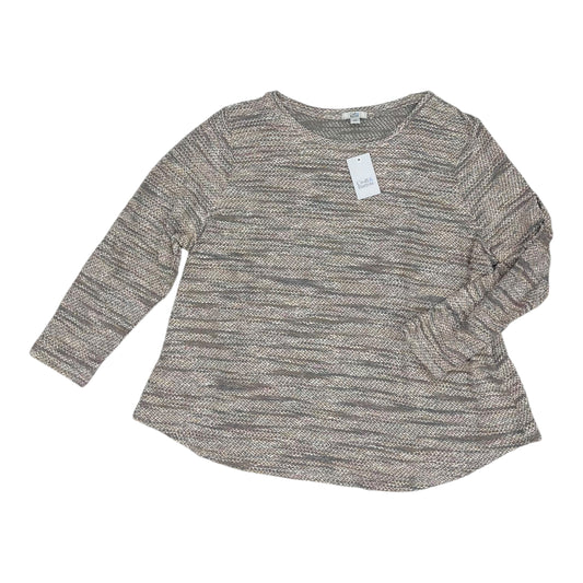Sweater By Croft And Barrow In Grey, Size:3X