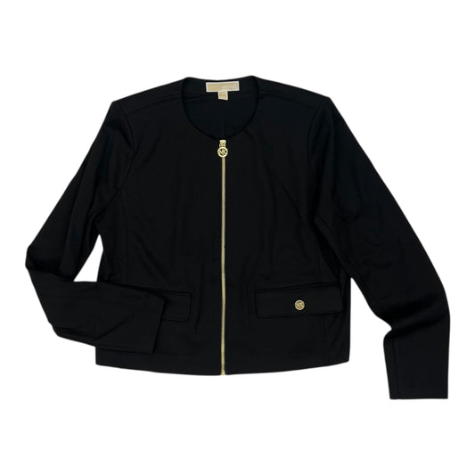 Jacket Designer By Michael Kors In Black, Size:L