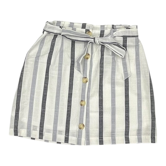 Skirt Mini & Short By Mine In Striped Pattern, Size:M