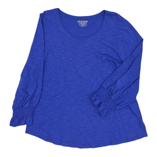 Top Ls By Chicos In Blue, Size:L