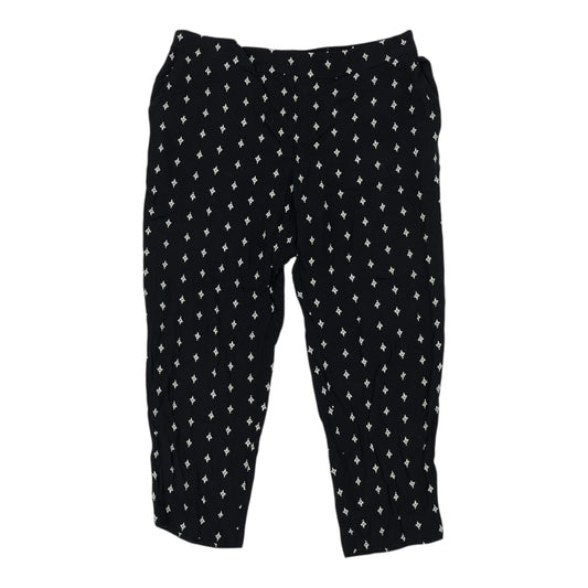 Pants Cropped By Loft In Black, Size:L