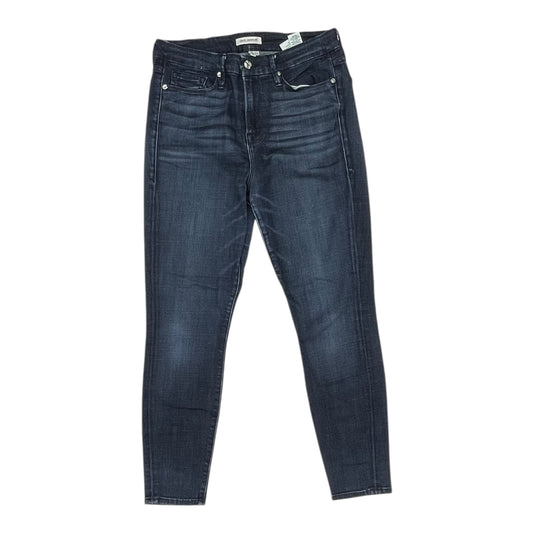 Jeans Skinny By Good American In Blue Denim, Size:8