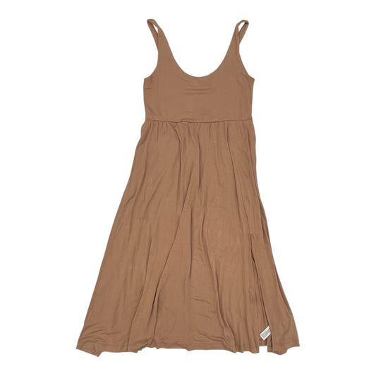 Dress Casual Midi By A New Day In Tan, Size:M