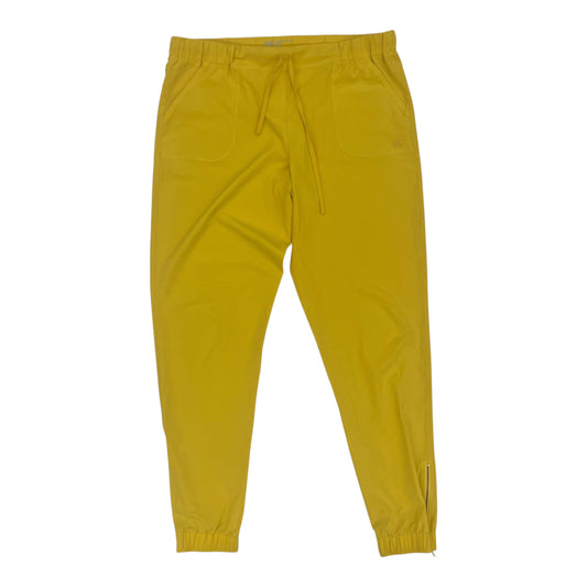 Athletic Pants By Clothes Mentor In Yellow, Size:L