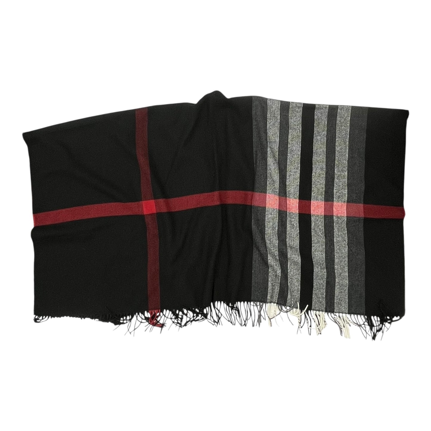 Shawl By Clothes Mentor In Black, Size:Osfm