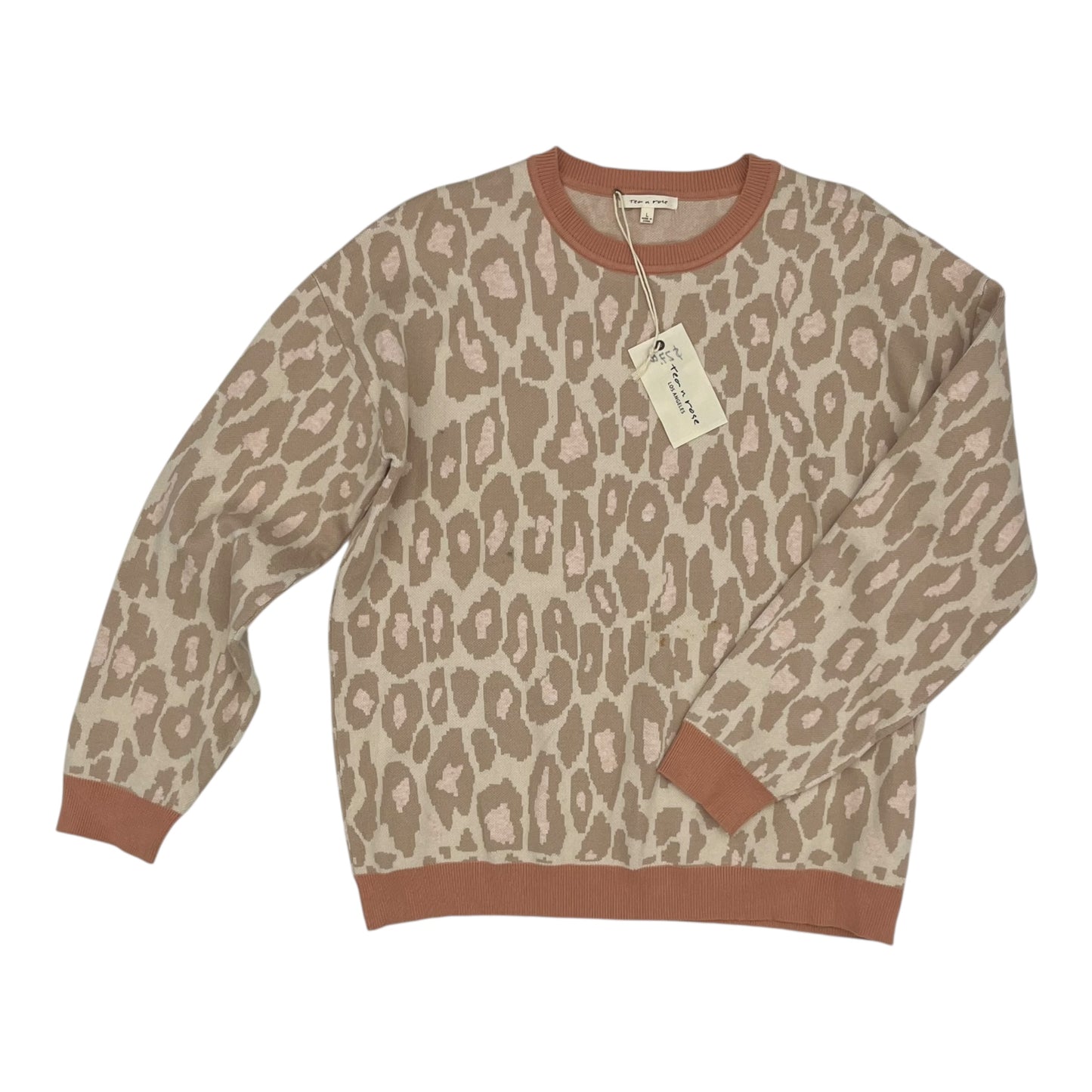 Sweater By Tea N Rose In Animal Print, Size:L