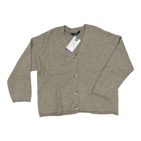 Sweater Cardigan By Members Mark In Tan, Size:Xxl