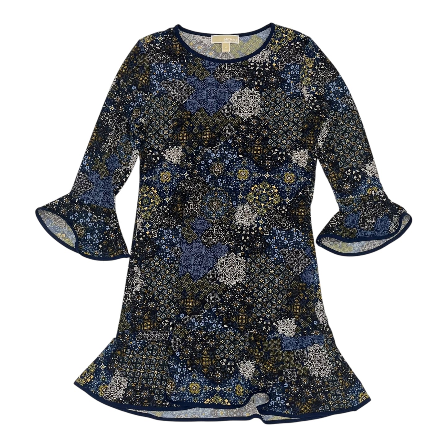 Dress Designer By Michael Kors In Navy, Size:M