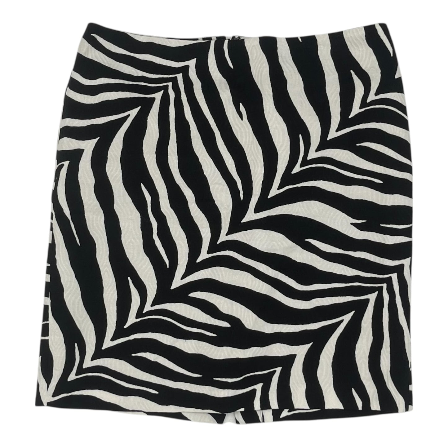 Skirt Mini & Short By Talbots In Black & White, Size:14P