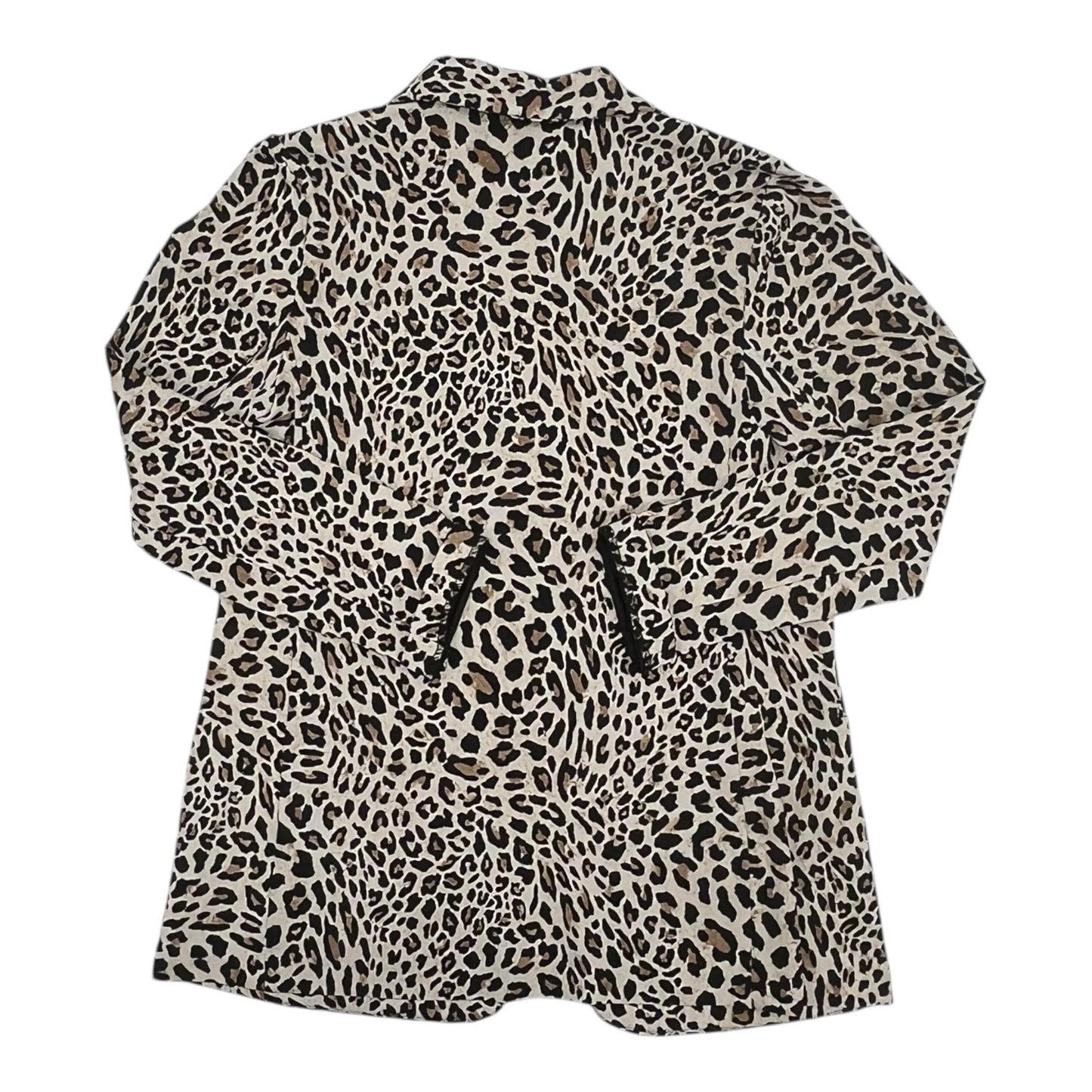 Blazer By Susan Graver In Animal Print, Size:S