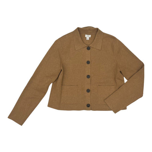 Sweater Cardigan By J. Crew In Brown, Size:L