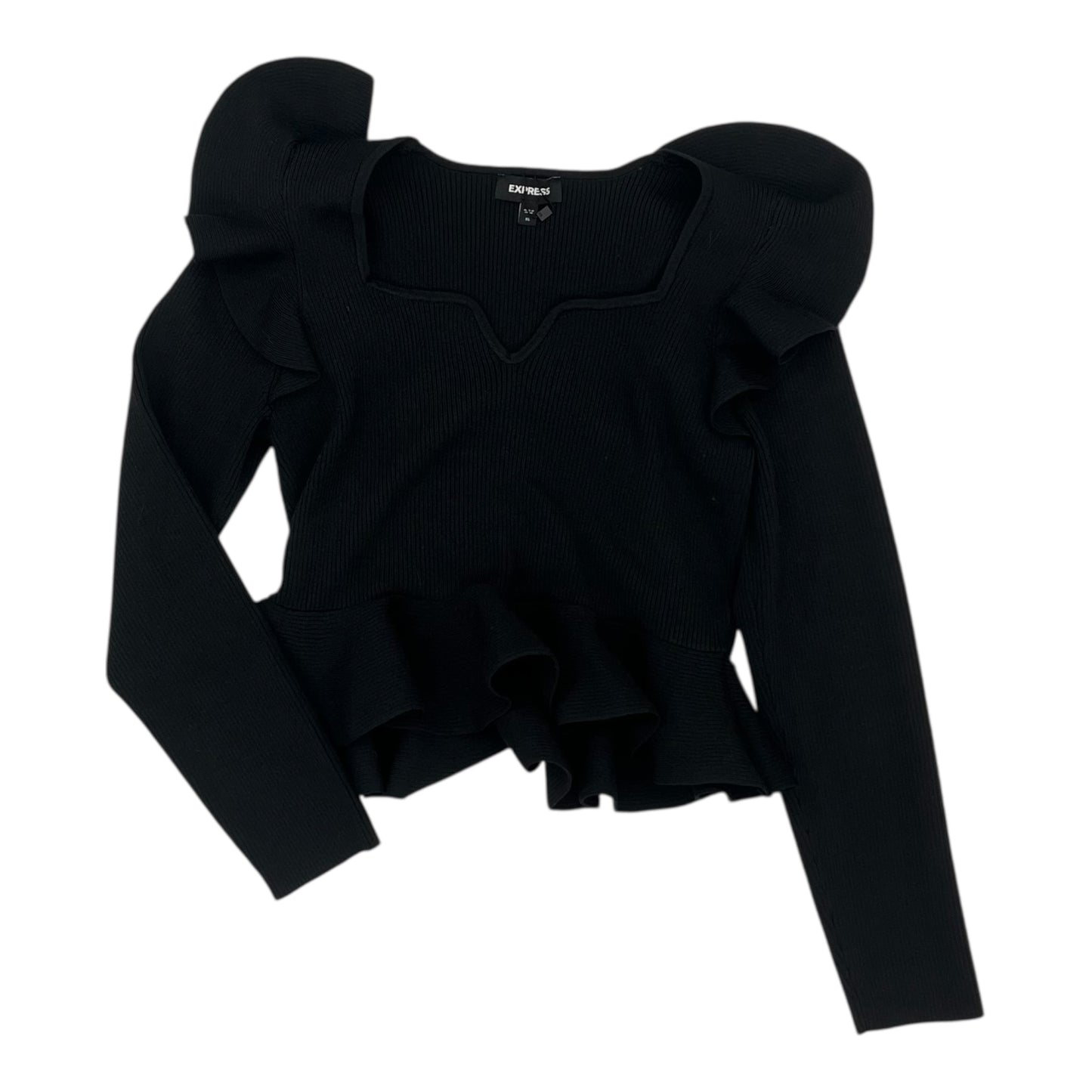 Top Ls By Express In Black, Size:Xl