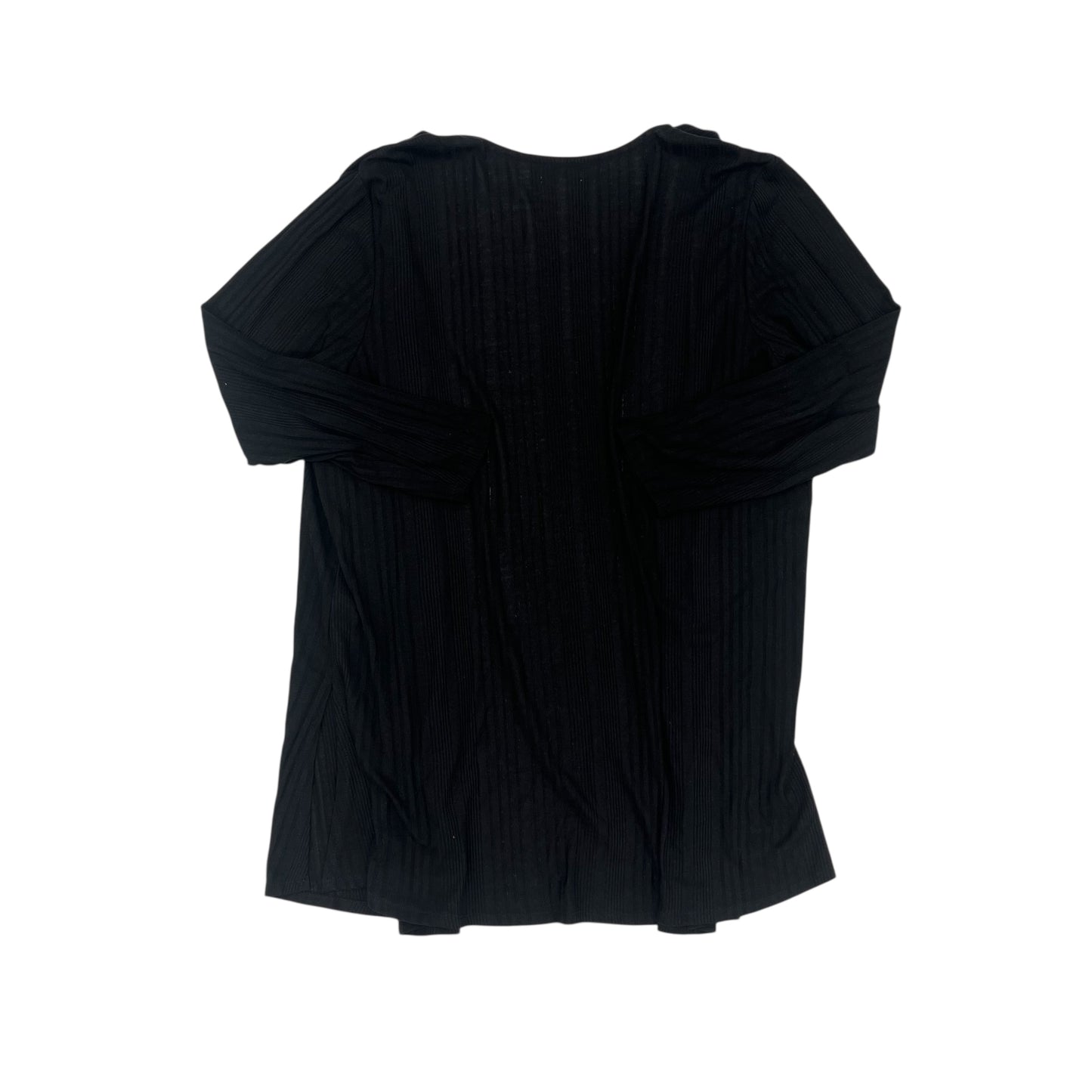 Cardigan By Maurices In Black, Size:2X