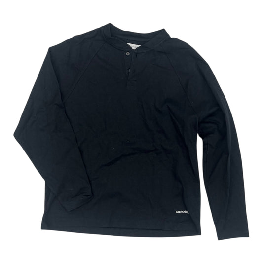 Top Ls By Calvin Klein In Black, Size:M