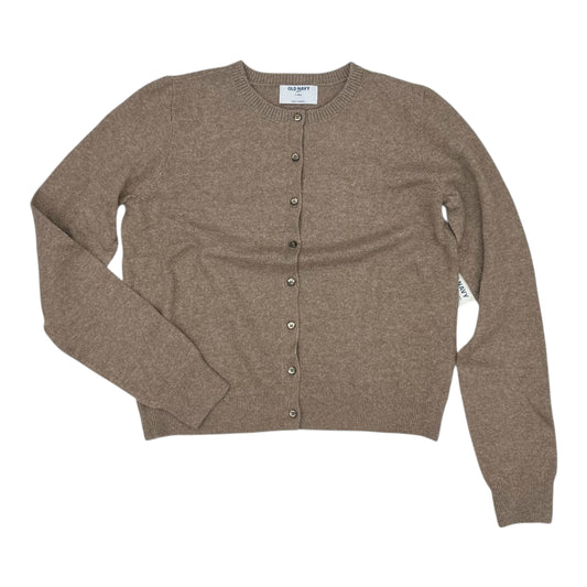 Sweater Cardigan By Old Navy In Brown, Size:L