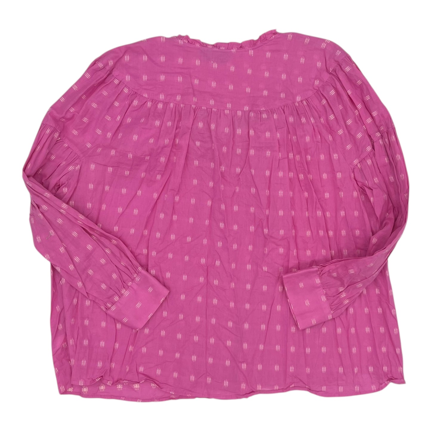 Blouse Ls By Lane Bryant In Pink, Size:3X