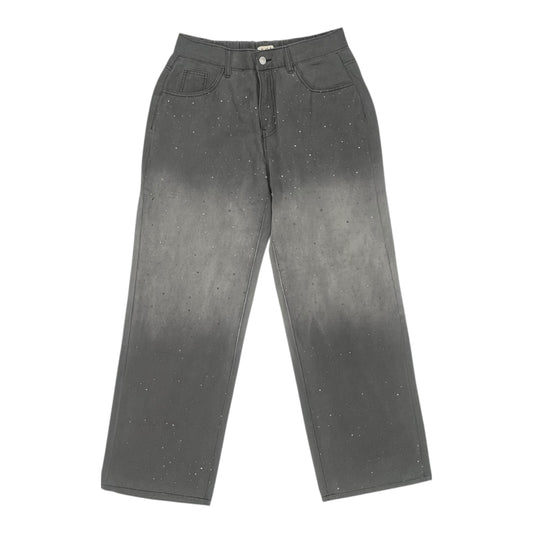 Jeans Wide Leg By Pol In Grey, Size:M