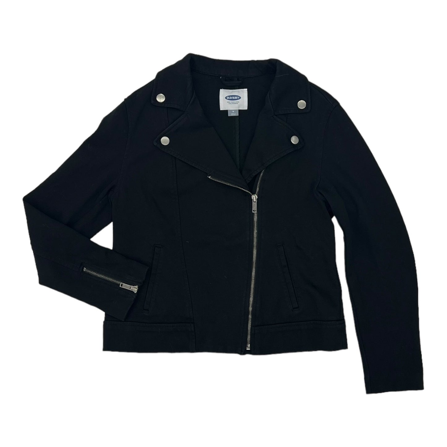 BLACK JACKET MOTO by OLD NAVY Size:M