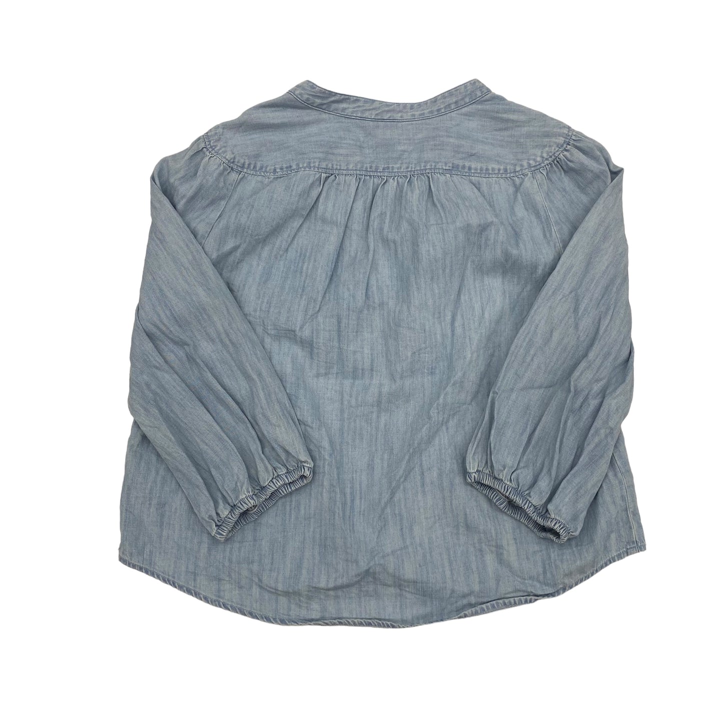 BLUE DENIM TOP LS by GAP Size:PETITE  M