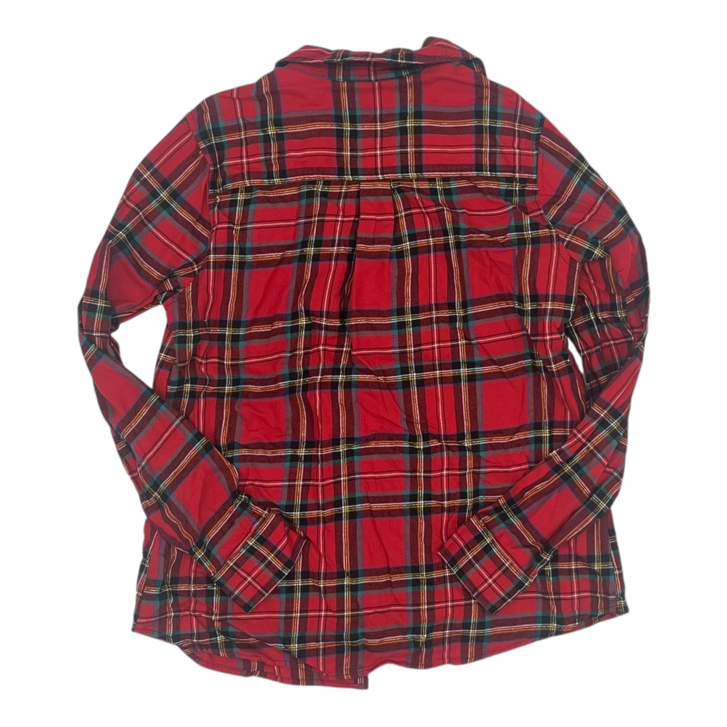 Top Ls By Croft And Barrow In Plaid Pattern, Size:M