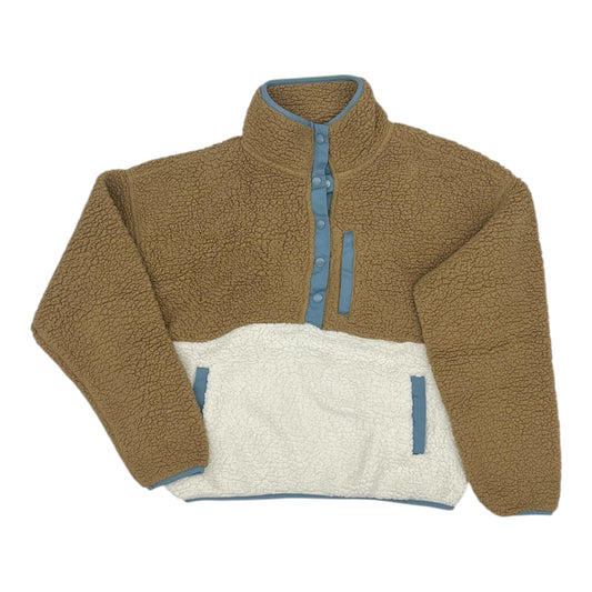 Sweatshirt Collar By Mi Ami In Tan & White, Size:L