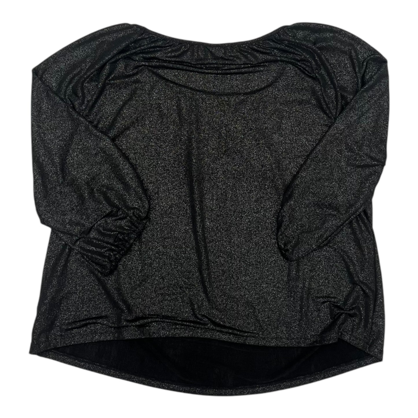 Blouse 3/4 Sleeve By Covington In Black, Size:2X