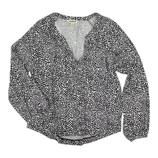 Top Ls By Boden In Black & White, Size:L