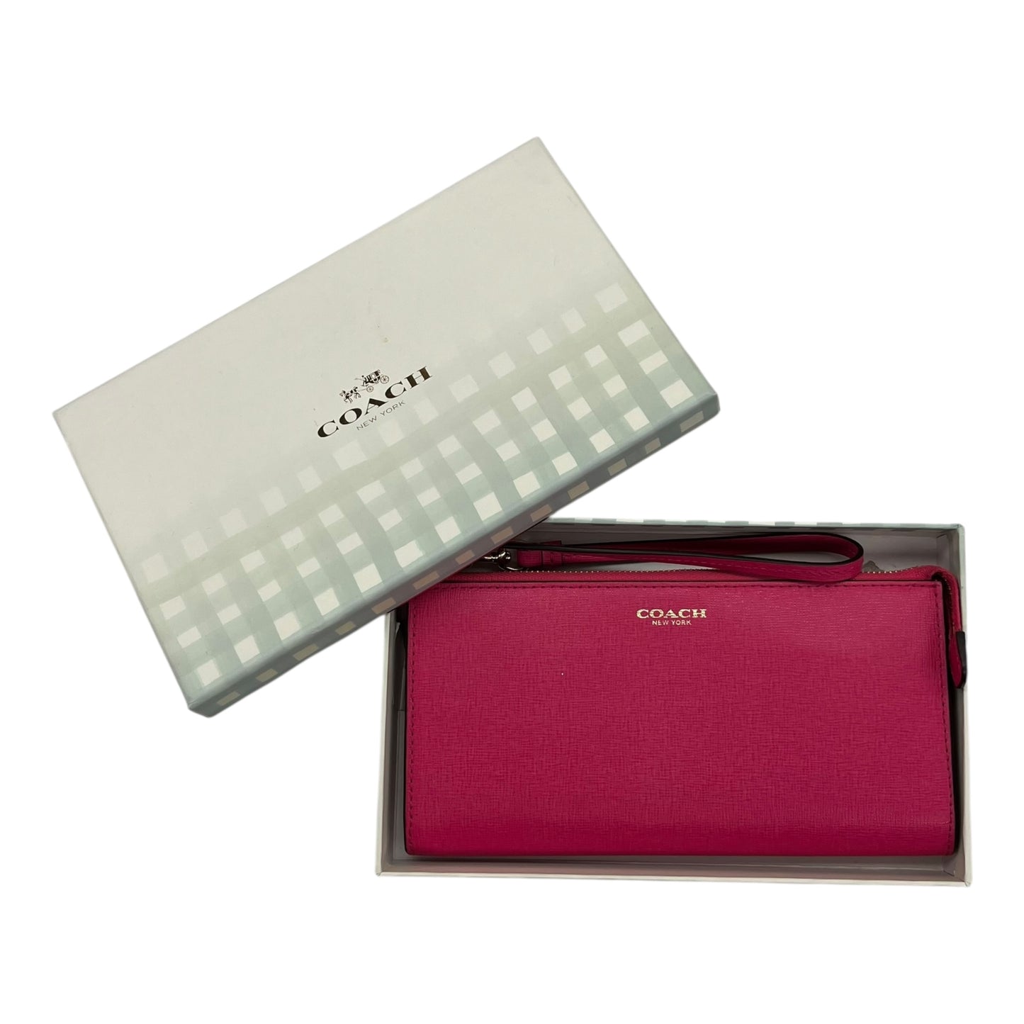Wristlet Designer By Coach In Pink, Size:Medium