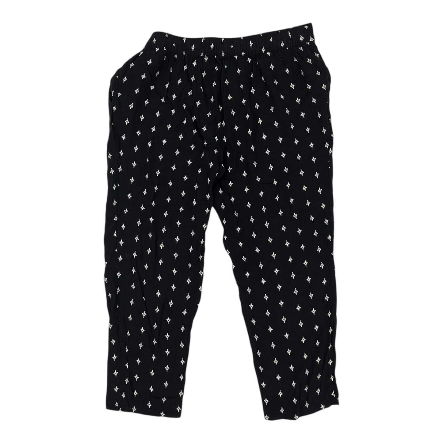 Pants Cropped By Loft In Black, Size:L