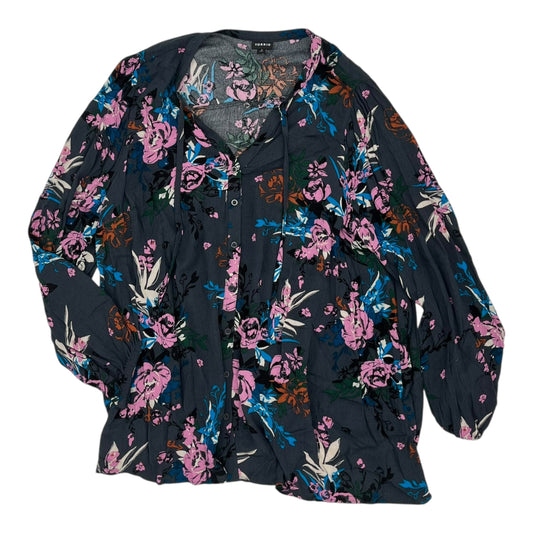 Top Ls By Torrid In Floral Print, Size:3X