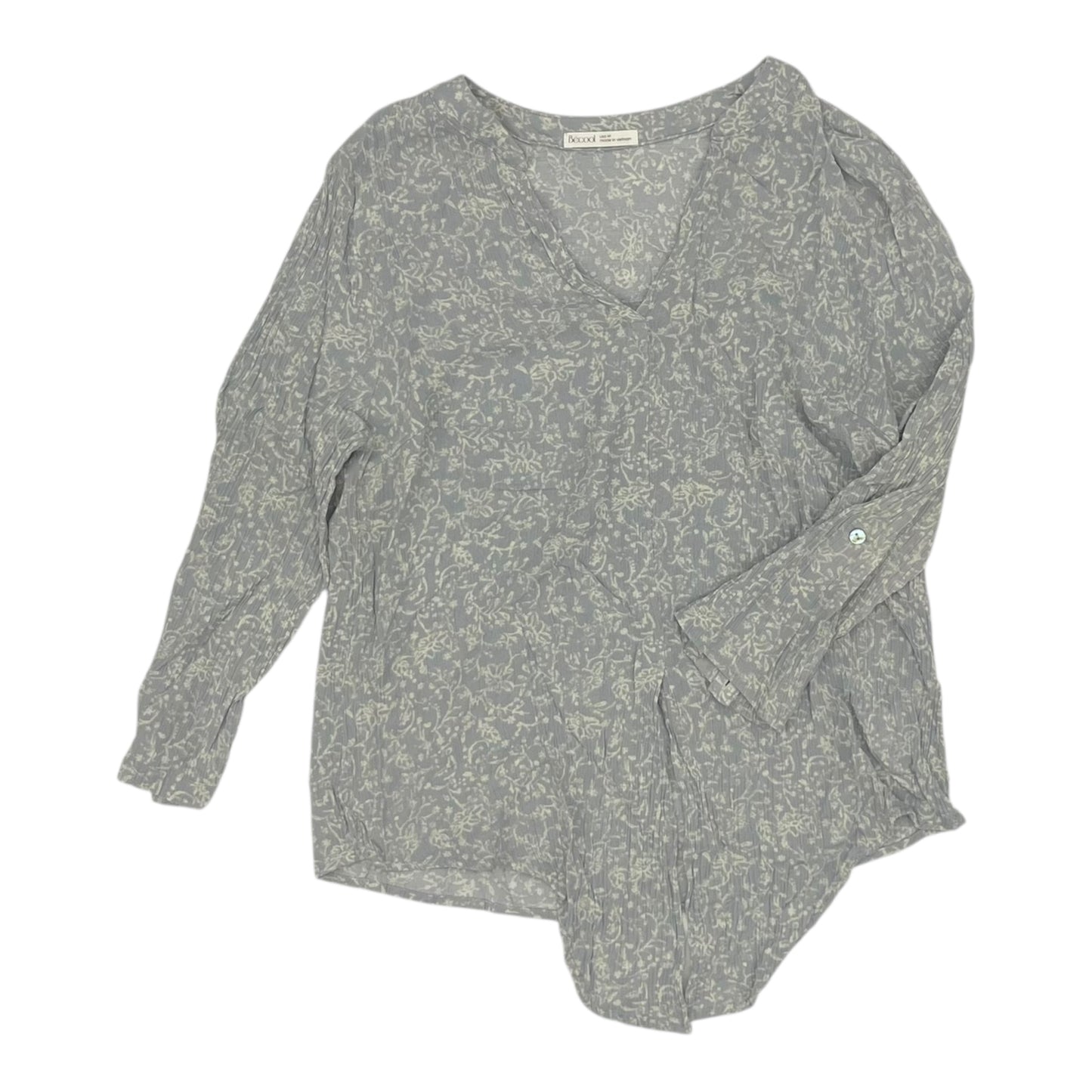 Top 3/4 Sleeve By Clothes Mentor In Blue, Size:M