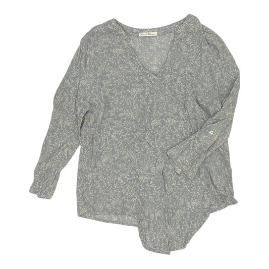 Top 3/4 Sleeve By Clothes Mentor In Blue, Size:M