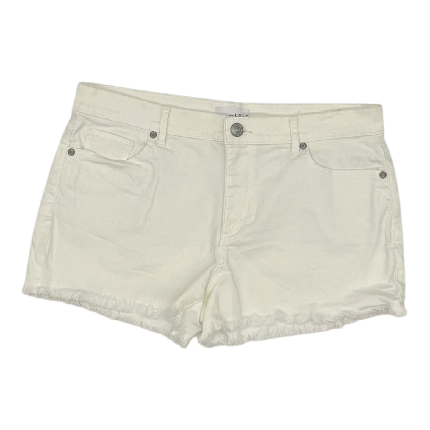 Shorts By Loft In Cream, Size:8