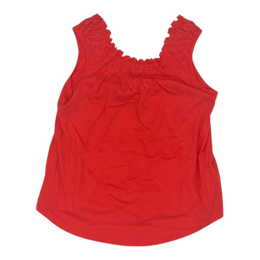 Top Sleeveless By Maeve In Orange, Size:S