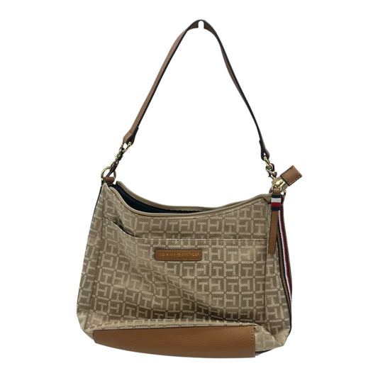Handbag By Tommy Hilfiger In Tan, Size:Medium