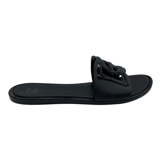 Sandals Flats By Shade & Shore In Black, Size:7