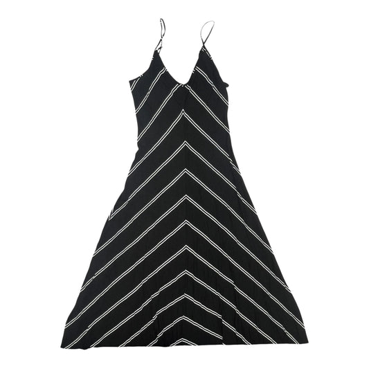 Dress Casual Maxi By Loft In Black & White, Size:S