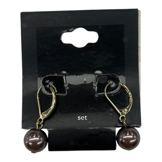 EARRINGS DANGLE/DROP by  CME In BROWN