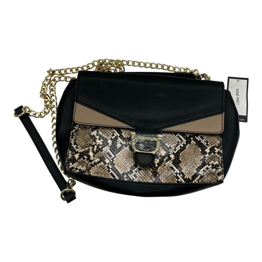 Crossbody By Nine West In Black & Brown, Size:Medium