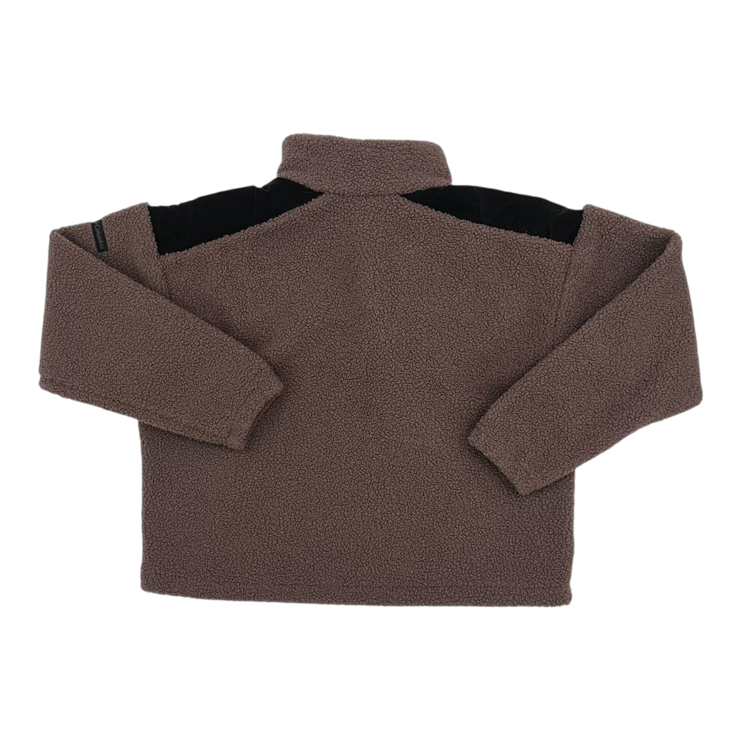 Athletic Jacket By Columbia In Black & Brown, Size:L