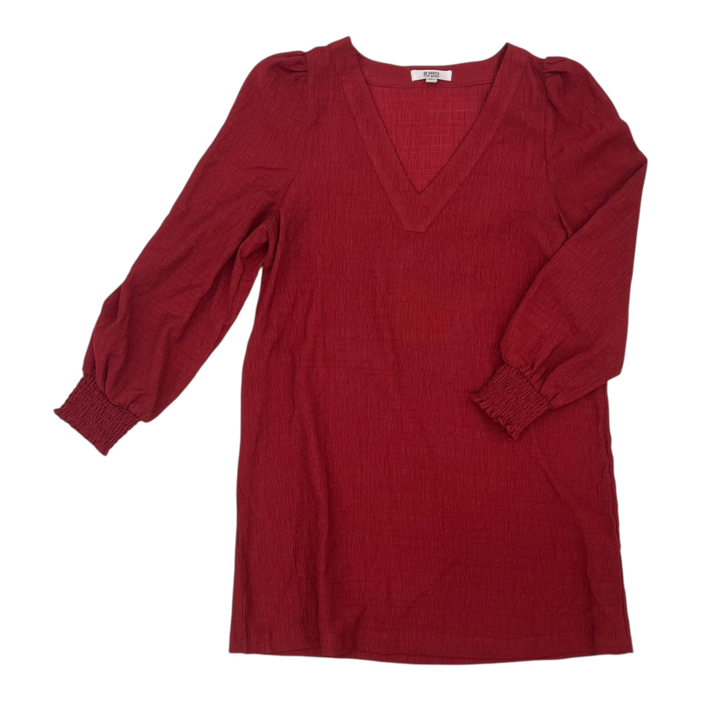 Tunic Ls By Bb Dakota In Red, Size:S