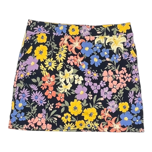 Skirt Mini & Short By Croft And Barrow In Blue, Size:L