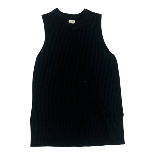 Vest Sweater By J. Crew In Black, Size:M