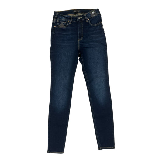 Jeans Skinny By Silver In Blue Denim, Size:8