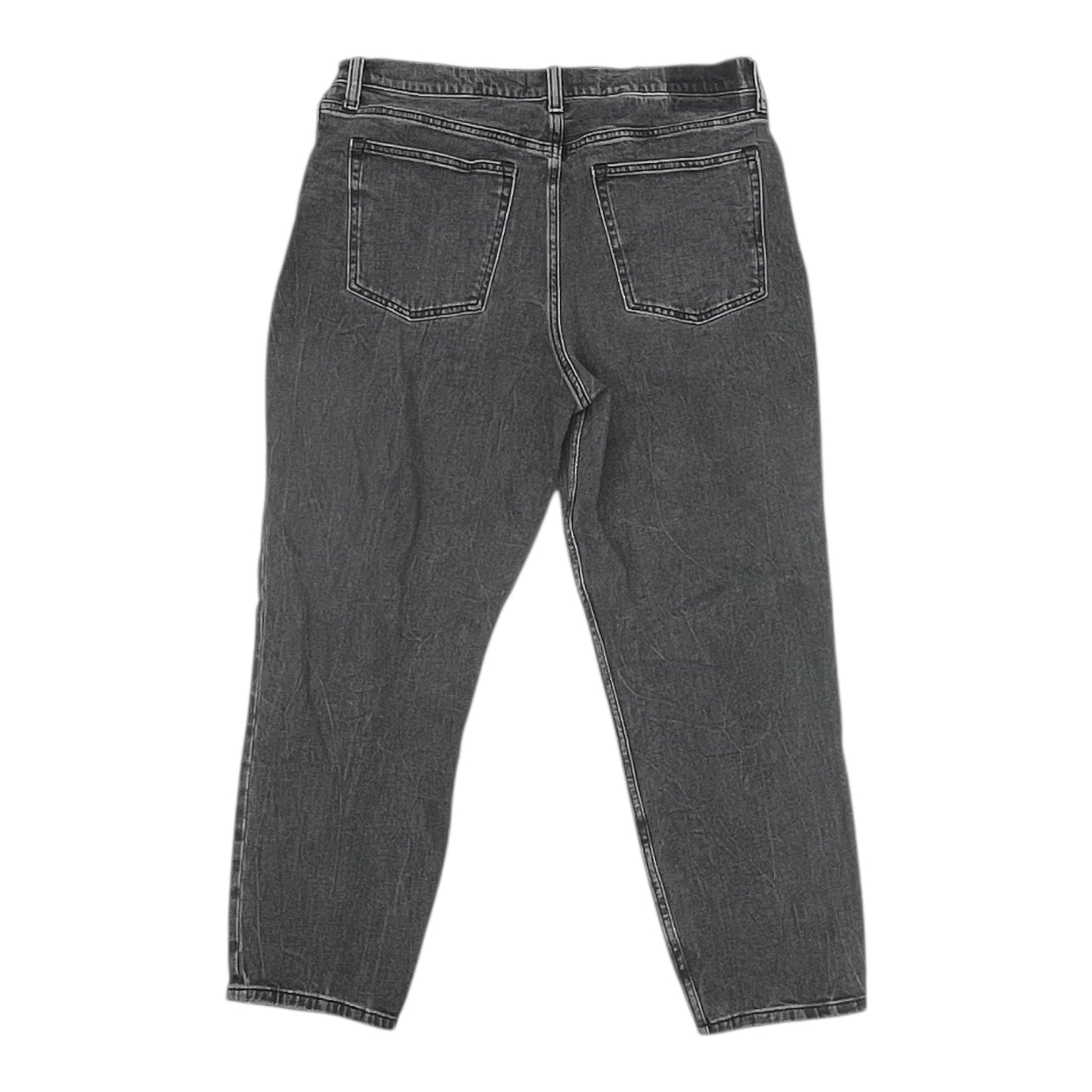 Jeans Skinny By Abercrombie And Fitch In Black Denim, Size:14