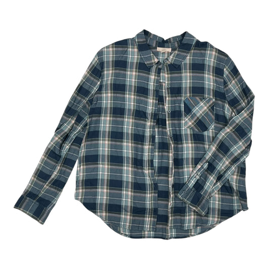 Top Ls By Como Vintage In Blue, Size:L