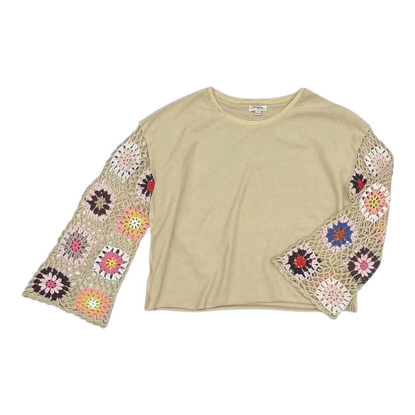 Sweater By Umgee In Tan