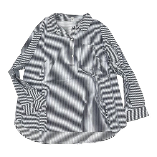 Mat Top Ls By Old Navy In Blue & White, Size:Xl