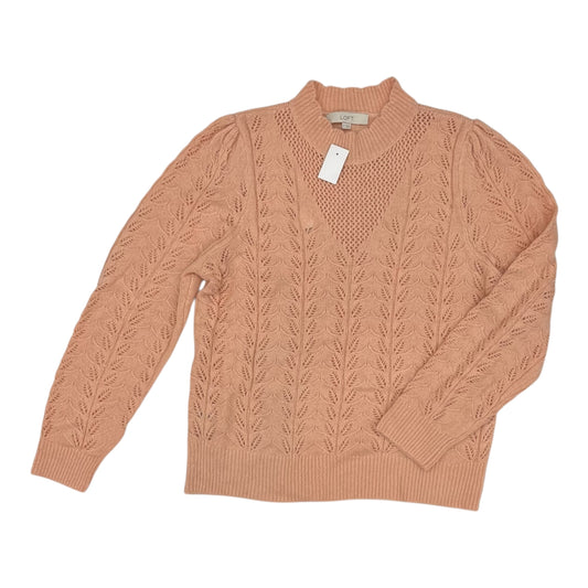 Sweater By Loft In Peach, Size:L