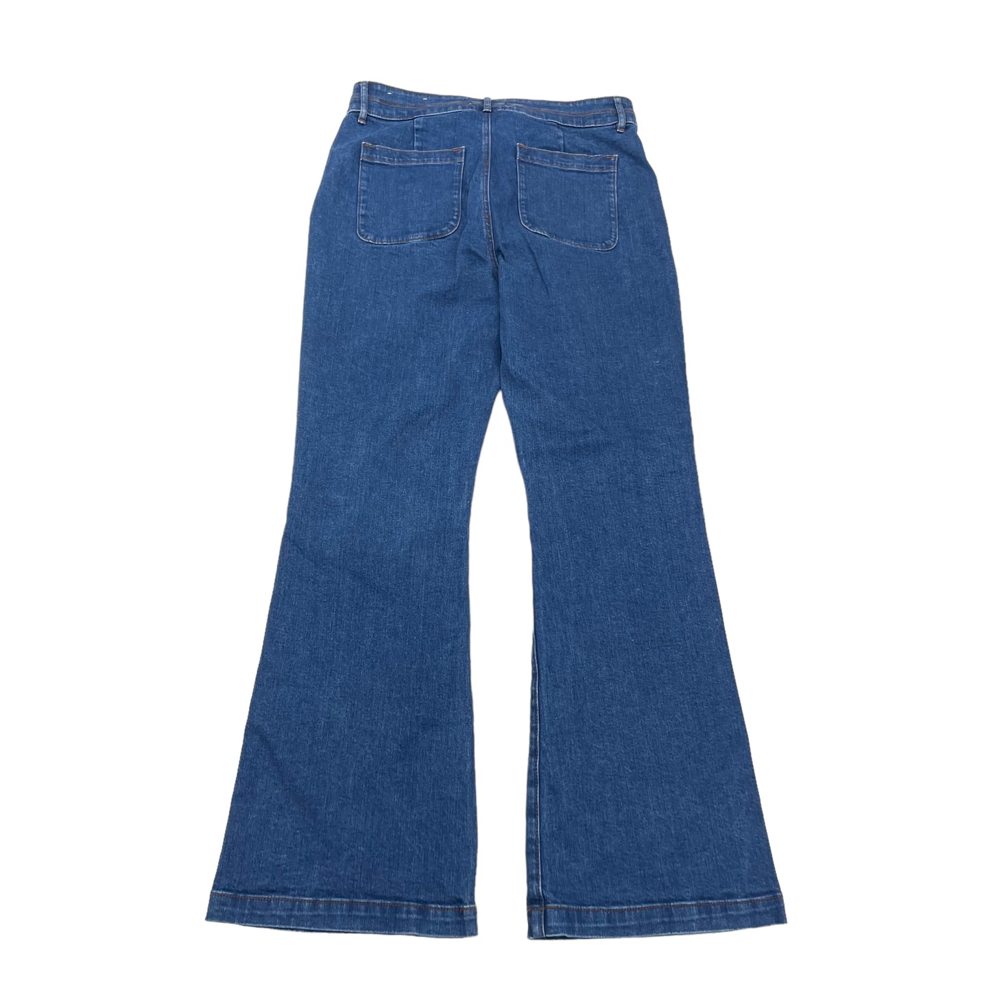 BLUE DENIM JEANS FLARED by LOFT Size:12